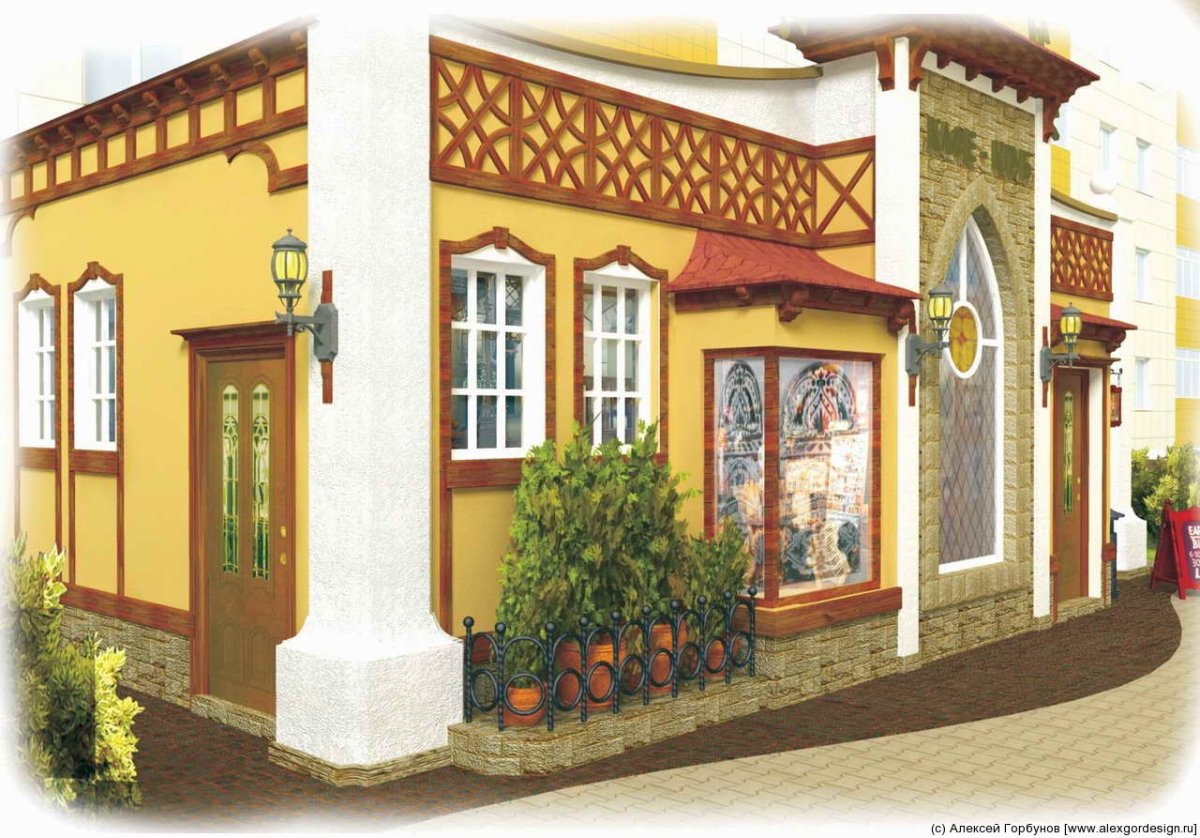 Детское кафе фасад