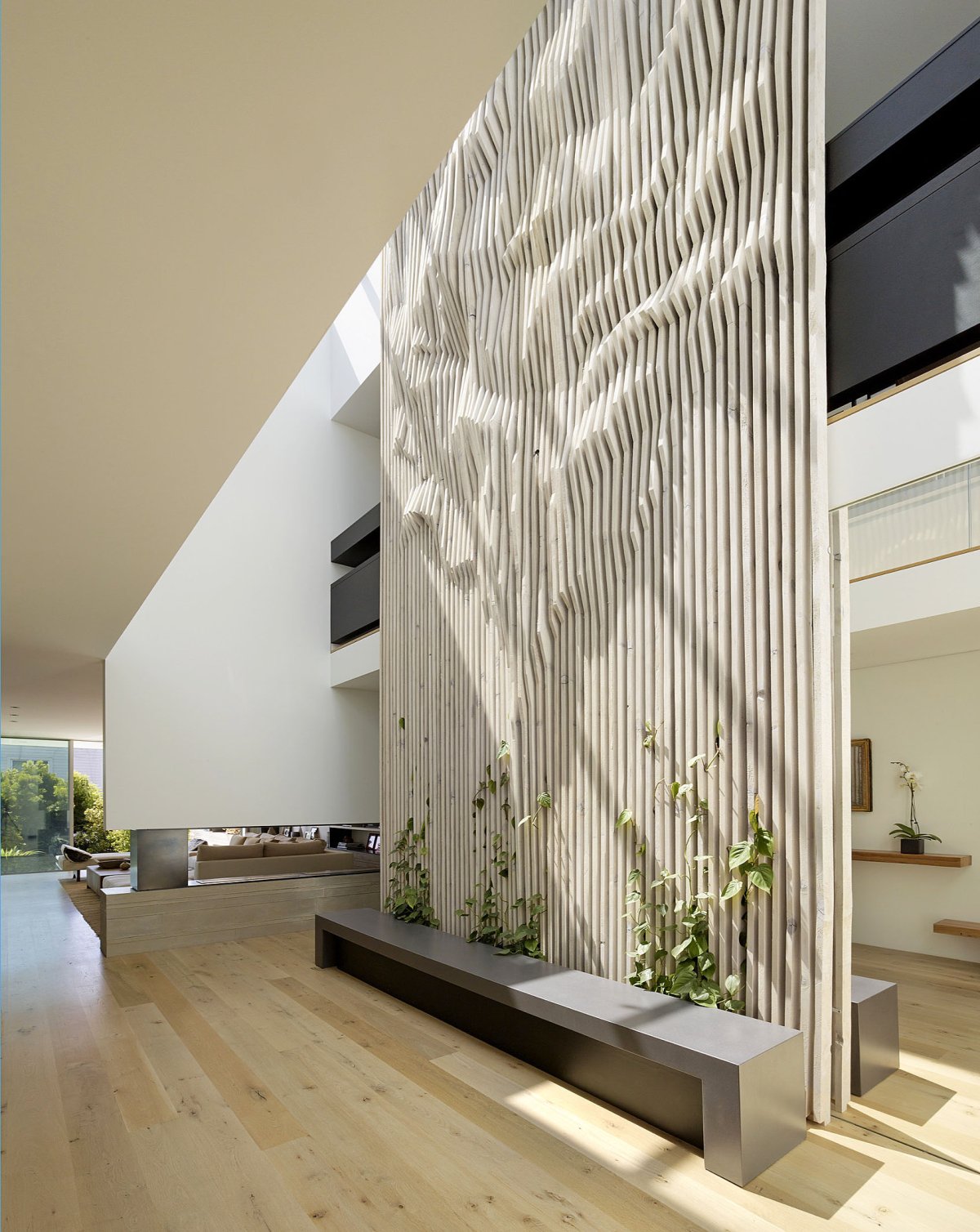 Декоративная перегородка с подсветкой