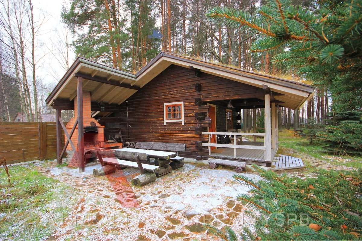 Баня с мангальной зоной