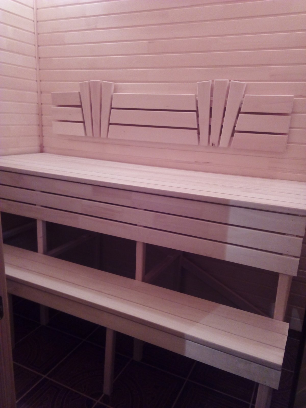 Спинка в бане