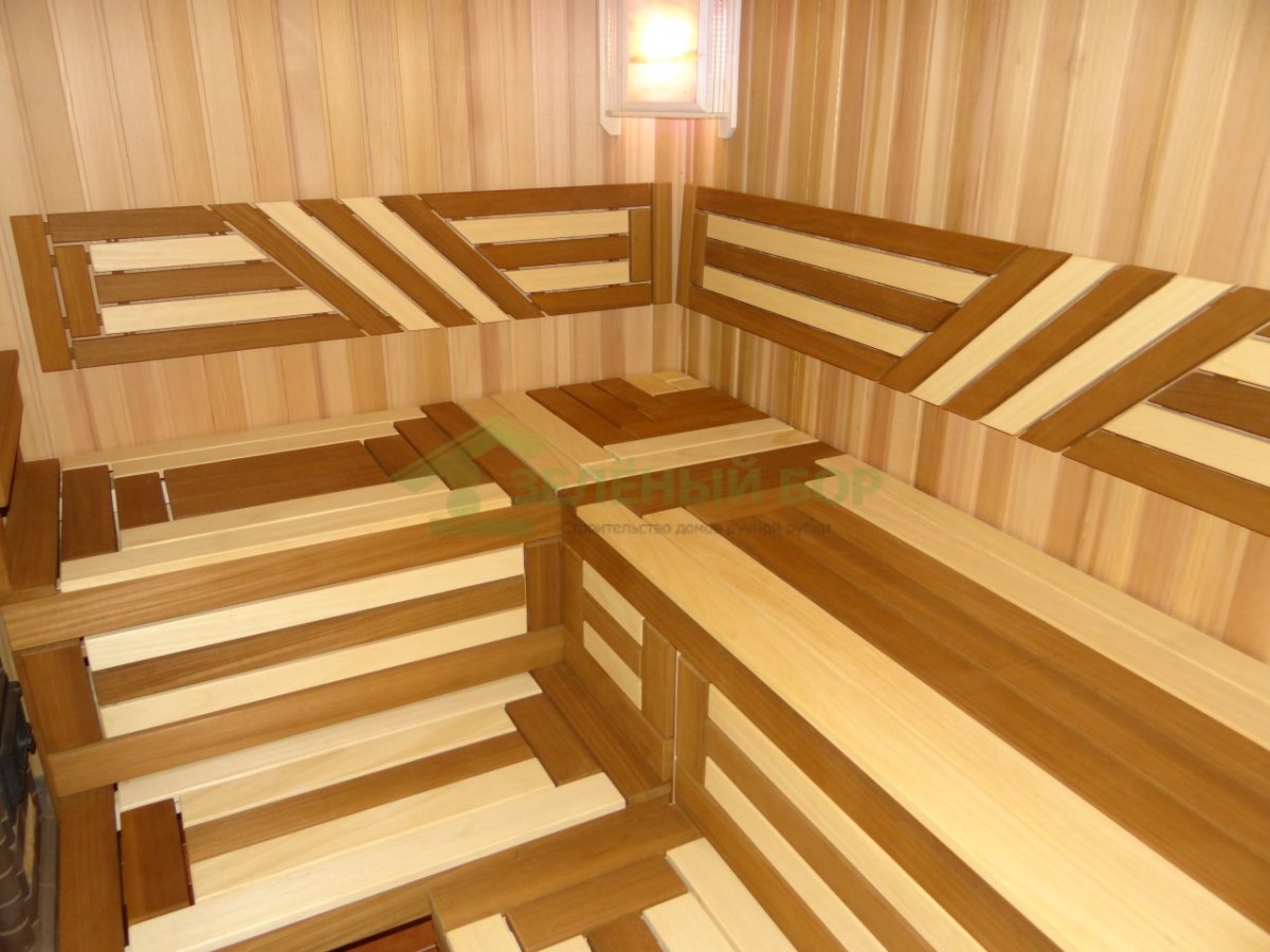 Подспинник в парилке