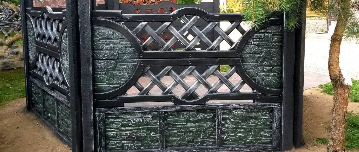 Ограды из бетона
