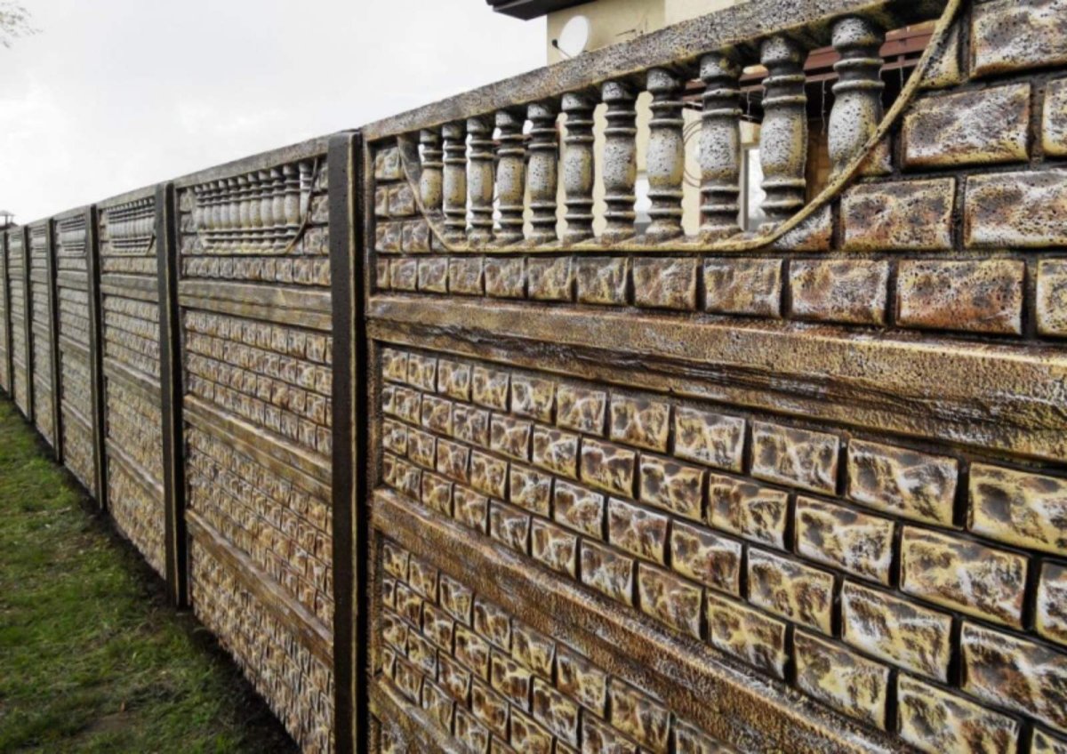 Крашеные еврозаборы