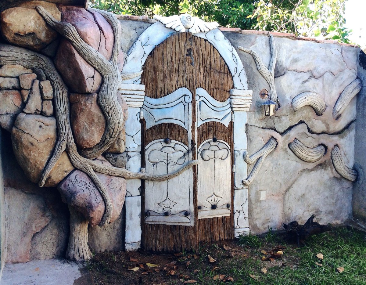 Забор из артбетона