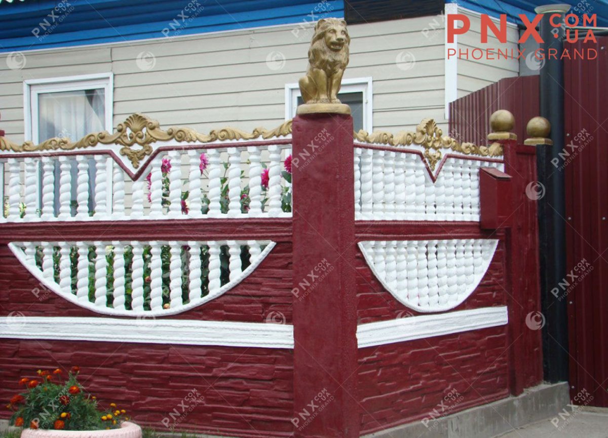 Бетонный палисадник