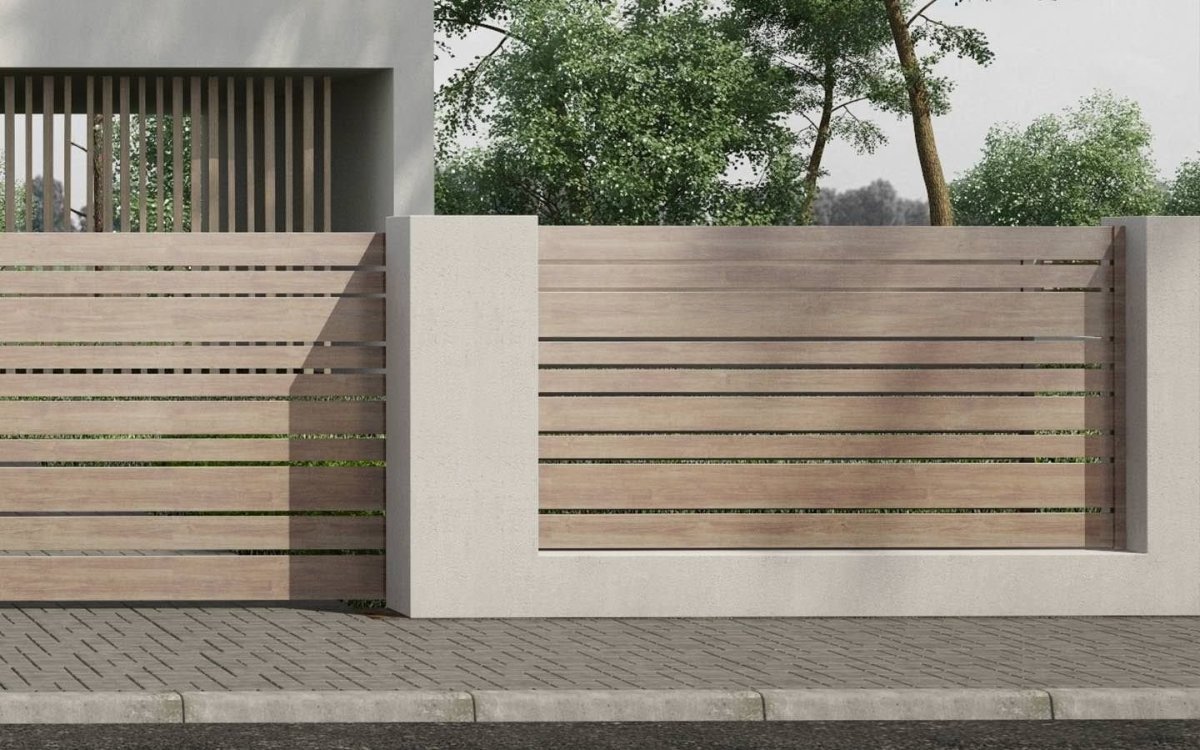 Забор из доски лофт