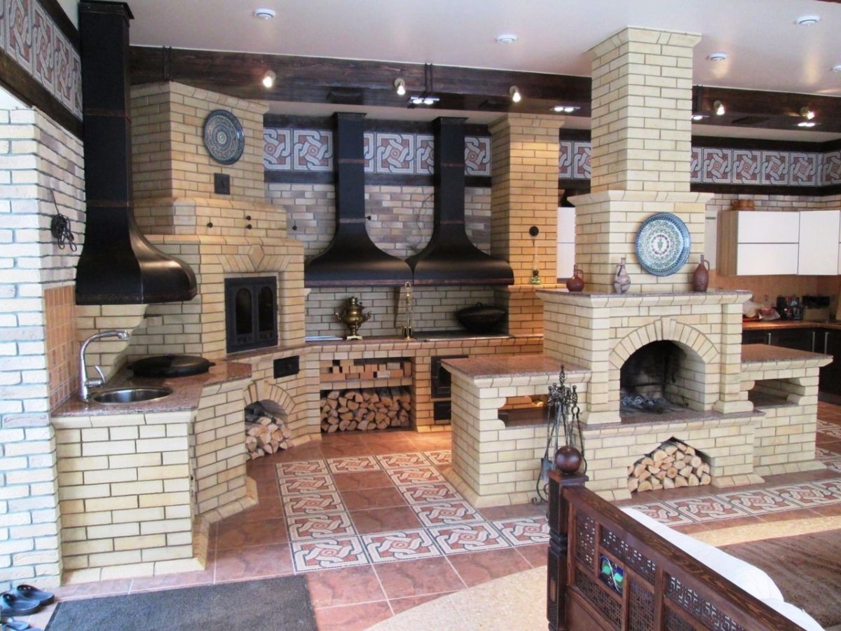 Печные комплексы барбекю