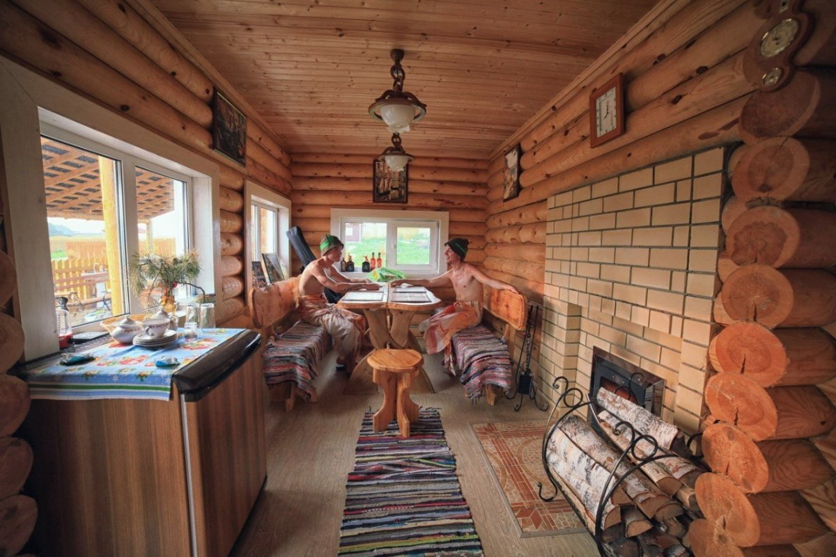 Предбанник с террасой