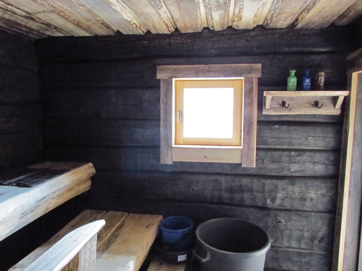 Отделка деревенской бани