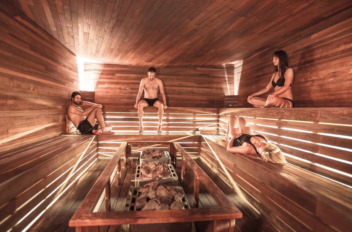 Финская общая баня