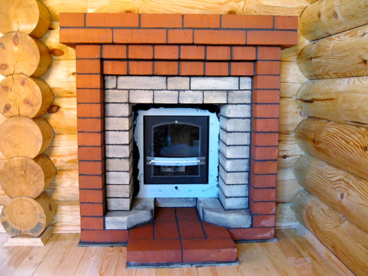 Портал из кирпича для банной печи Ферингер