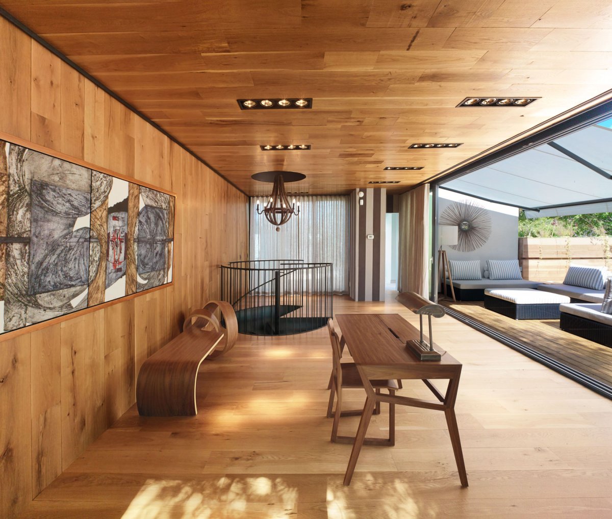 Потолок на веранде