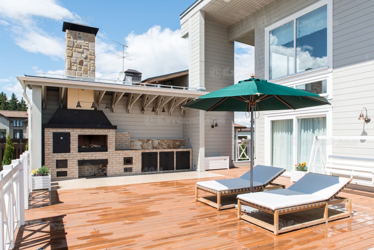 Барбекю на террасе