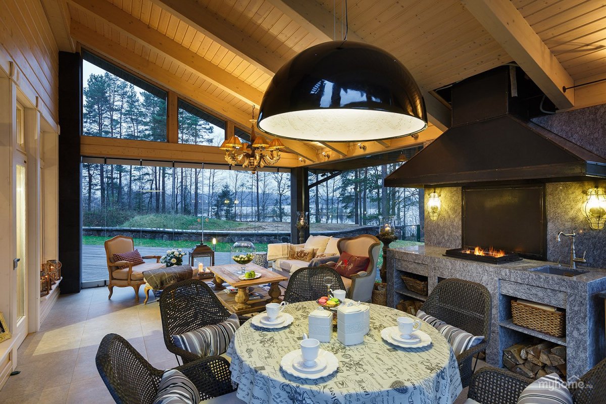 Загородный дом на Медном озере "Honka" 450м2