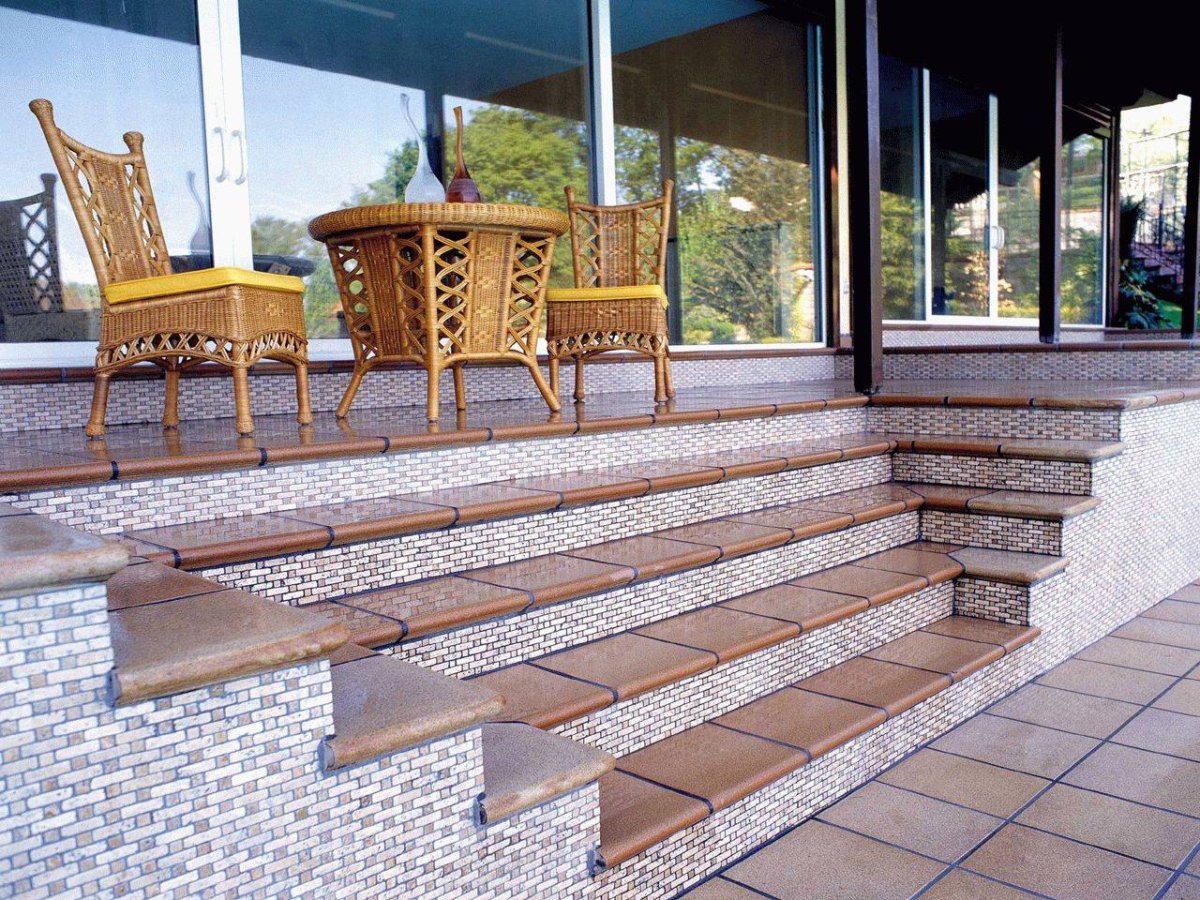 Клинкерные ступени 1200х300