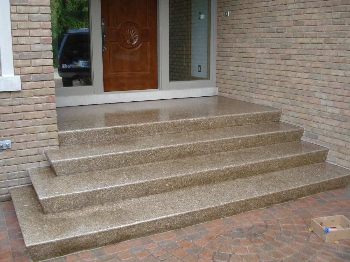 Крыльцо из керамогранита