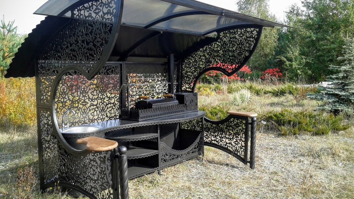 Мангальный комплекс из металла Эмир
