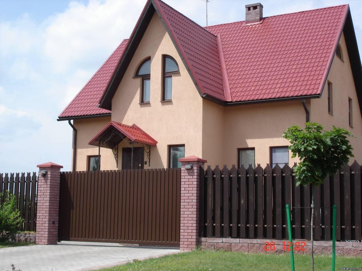 Фасадный забор