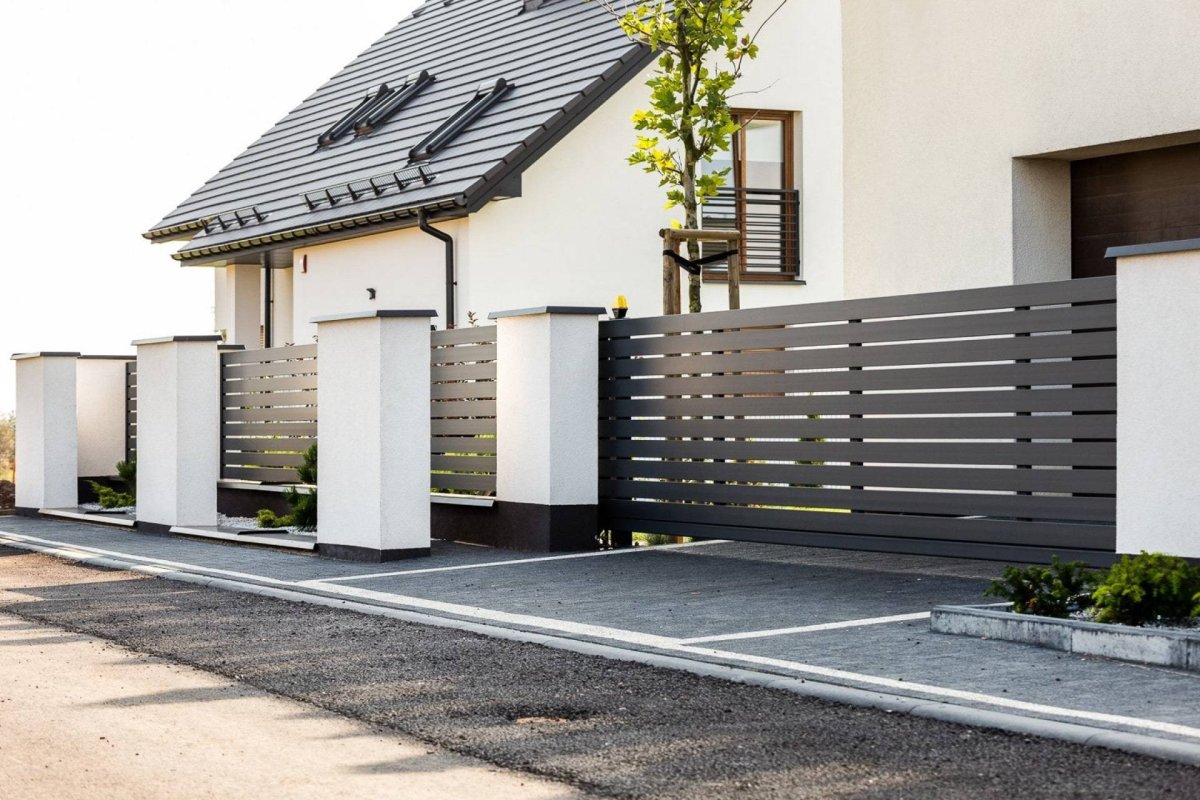 Ворота откатные Модерн