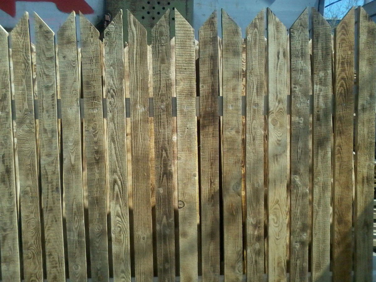 Забор под старину