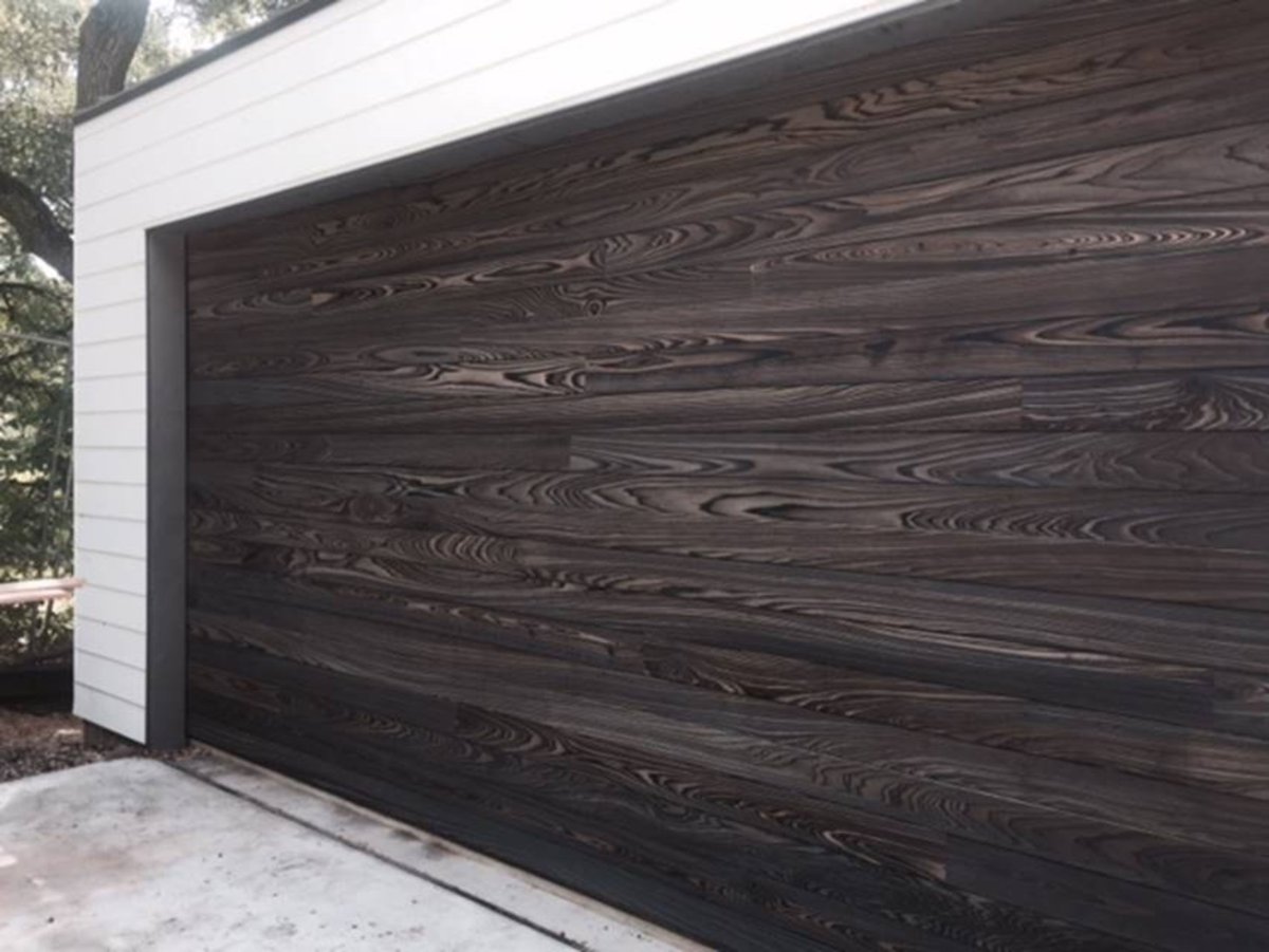 Shou Sugi ban забор