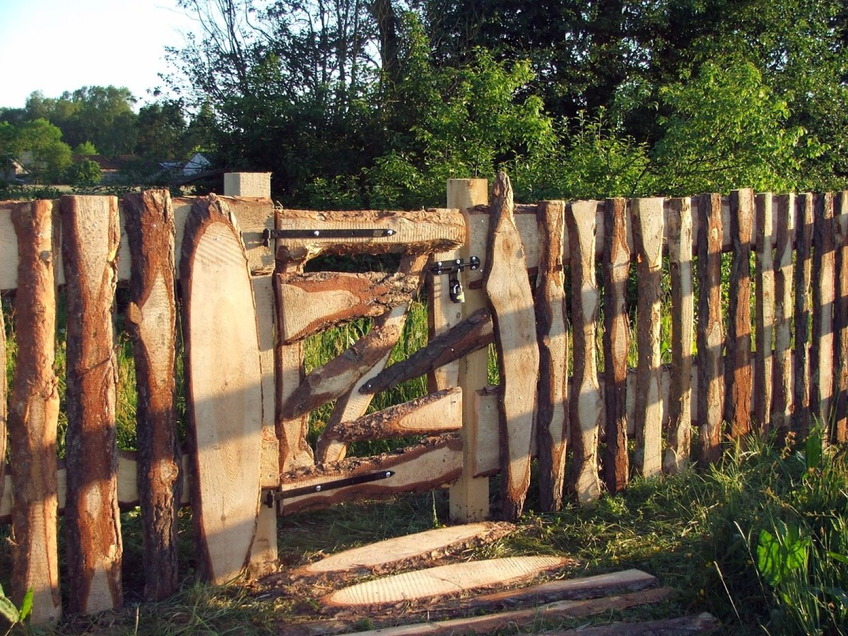 Забор из обапола