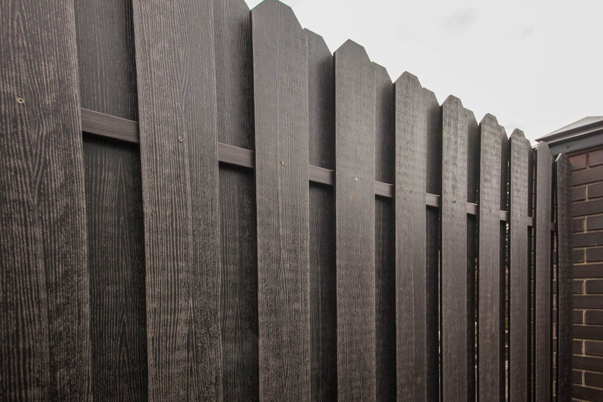 Забор шахматка ДПК