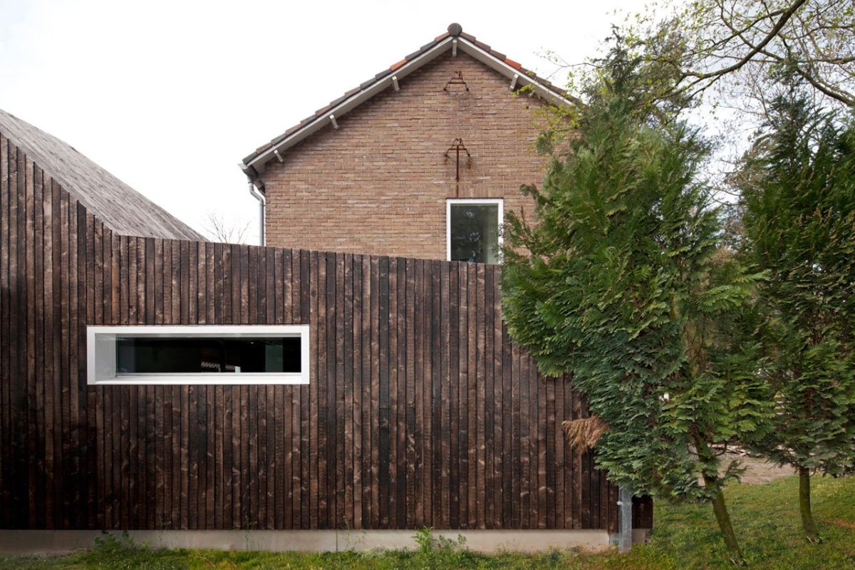 Shou Sugi ban забор