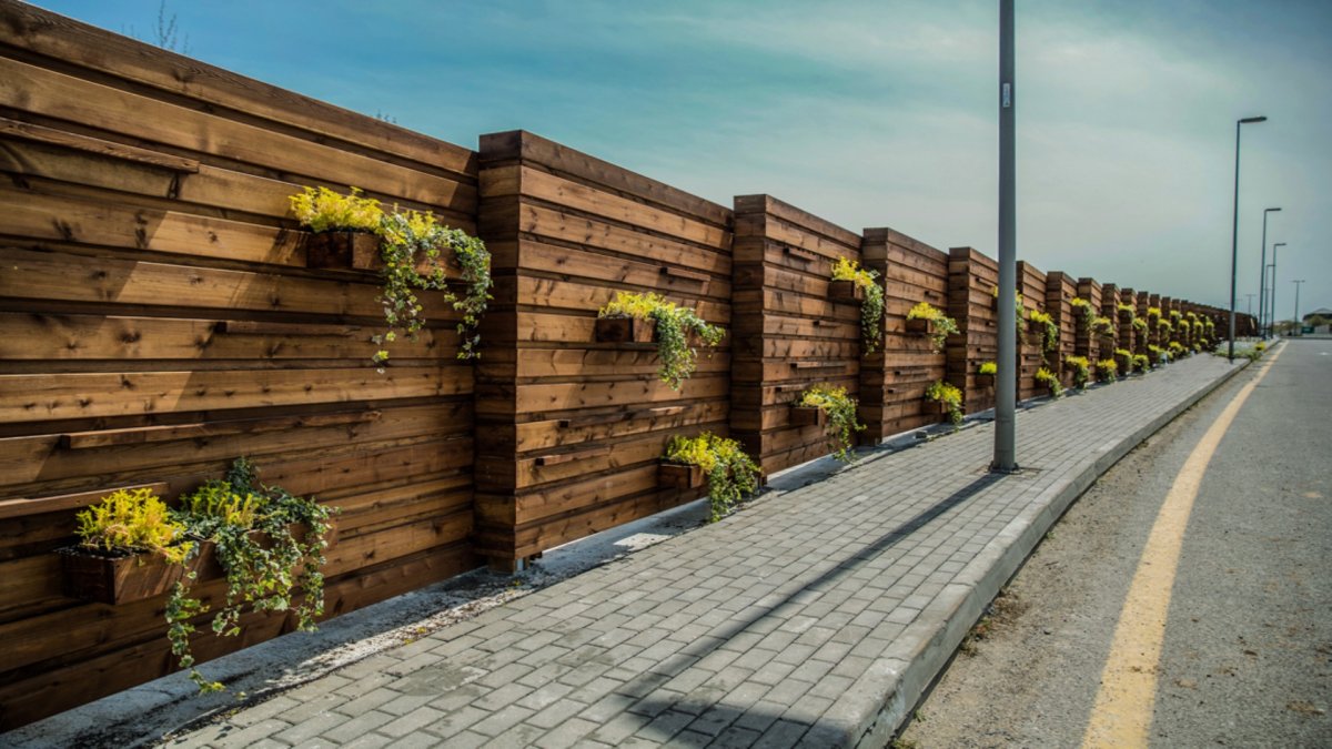 Красивый забор