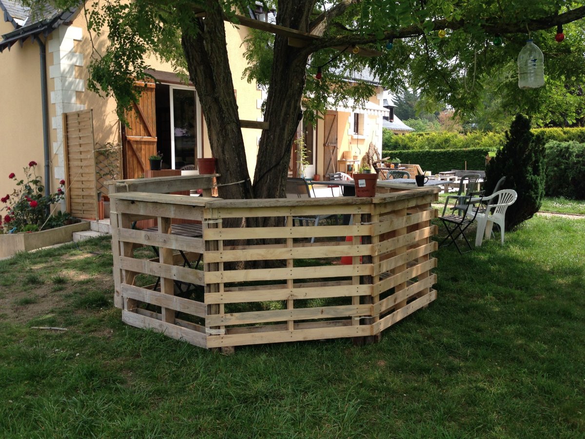 Мебель для сада из паллет