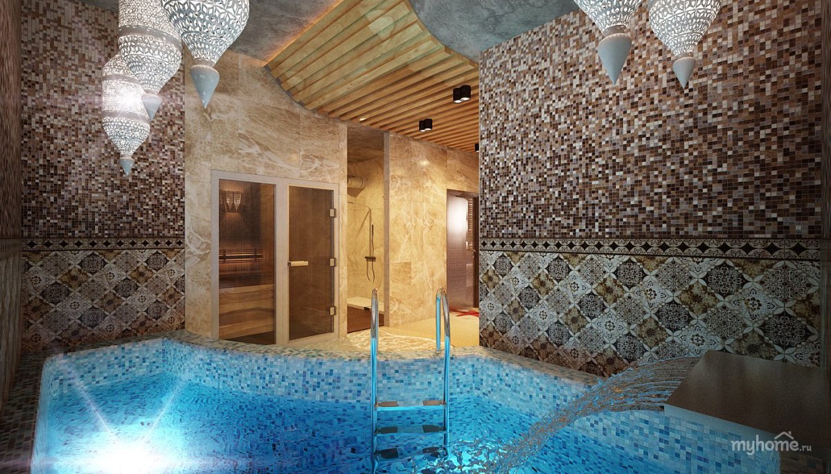Сауна в классическом стиле