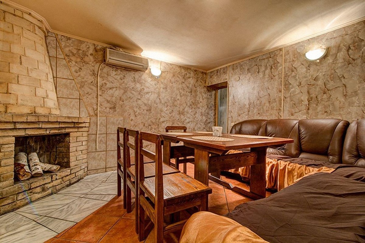 Камин для сауны