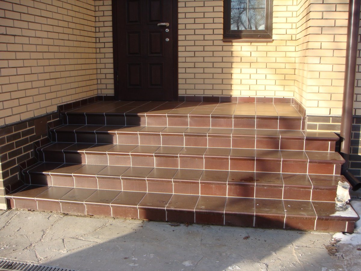 Клинкерная плитка для крыльца