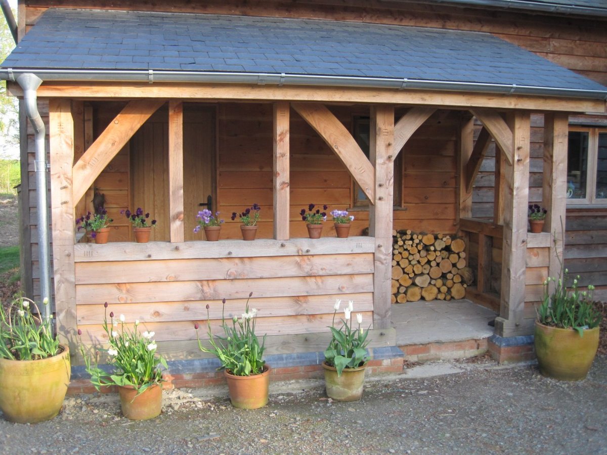 Крыльцо для сарая