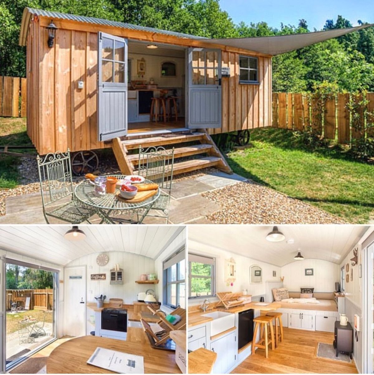 Обустройство дачного вагончика