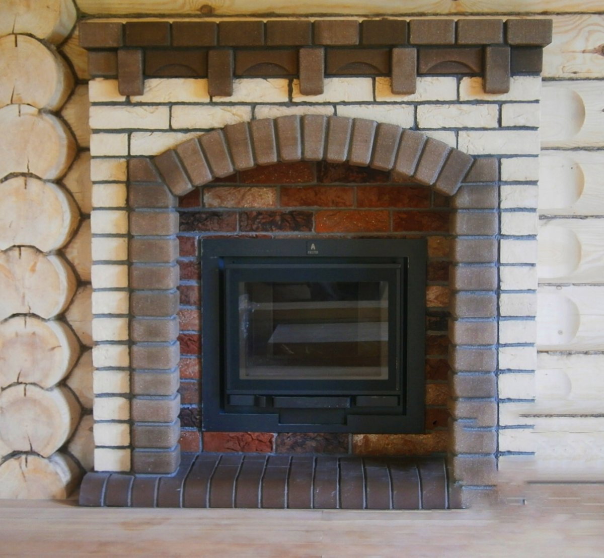 Портал в бане из кирпича