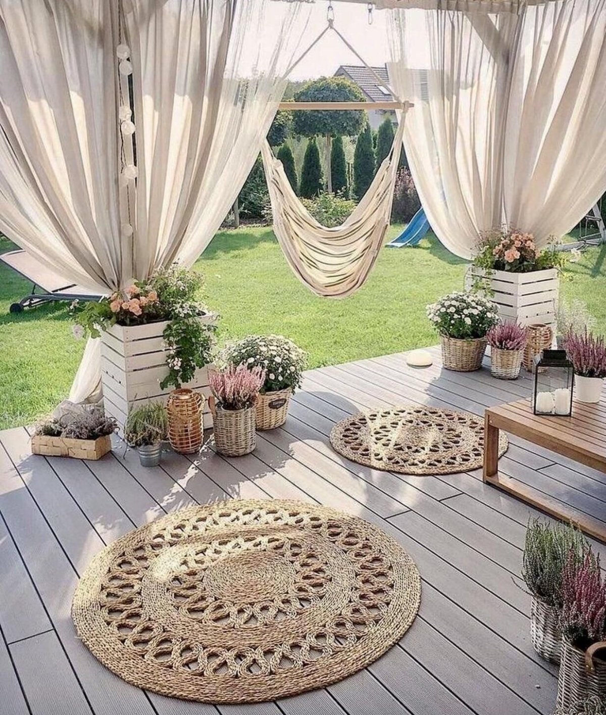 Декор веранды на даче