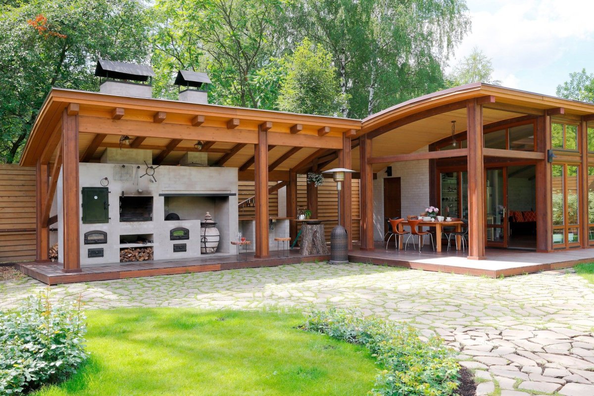 Гостевой домик с барбекю