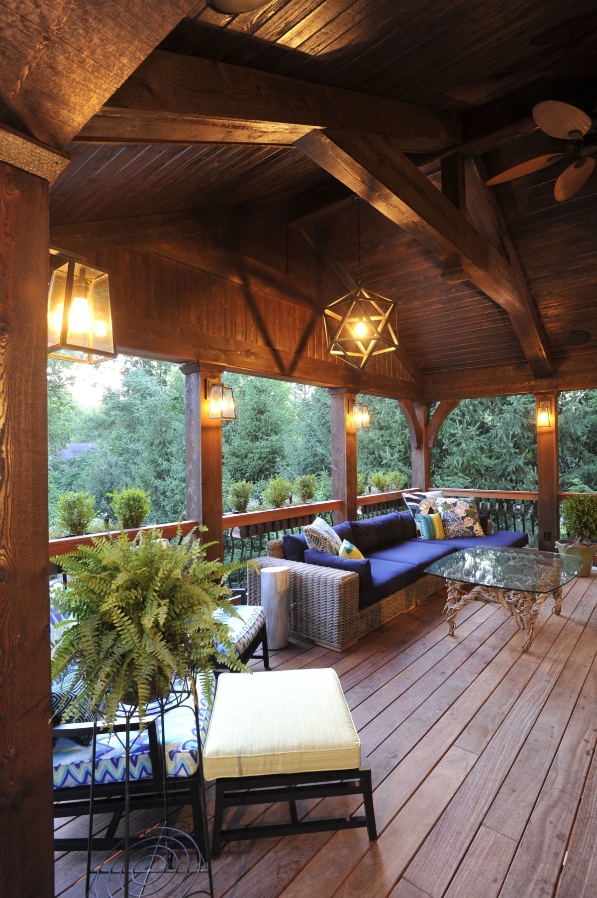 Светильники для открытой веранды