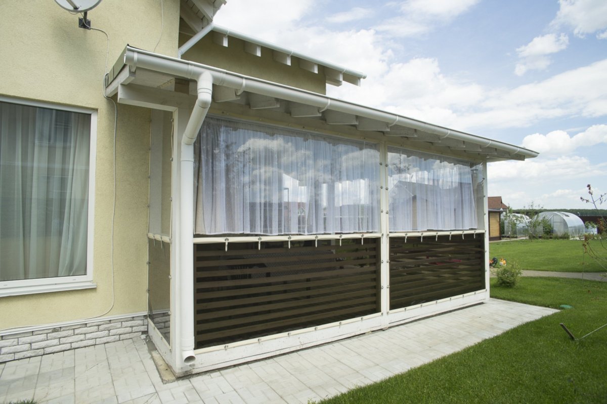 Мягкие окна для беседок