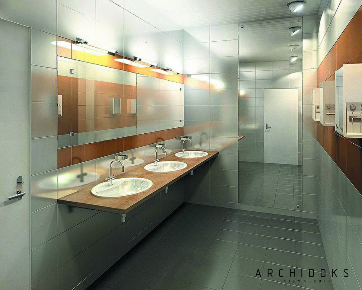 Светильник для общественного туалета