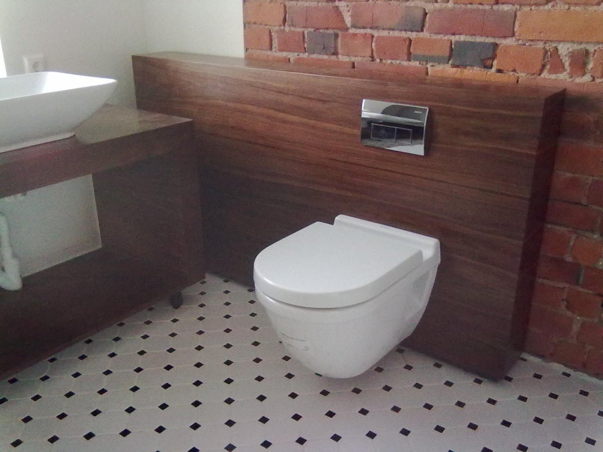 Отделка инсталляции для унитаза