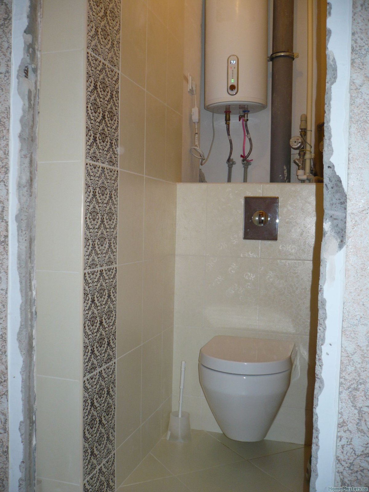 Короб в туалете