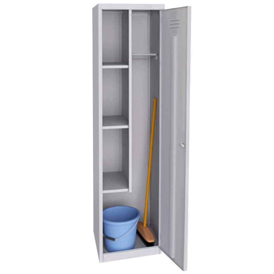 Шкаф для уборочного инвентаря 500*500*1850 шр21п