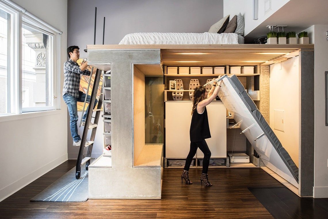 Экономия места в маленькой квартире