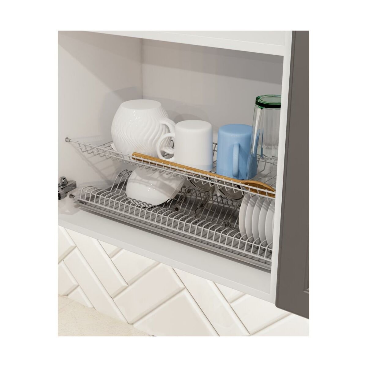 Сушилка для посуды Brante 607044, 28.00х56.50 см