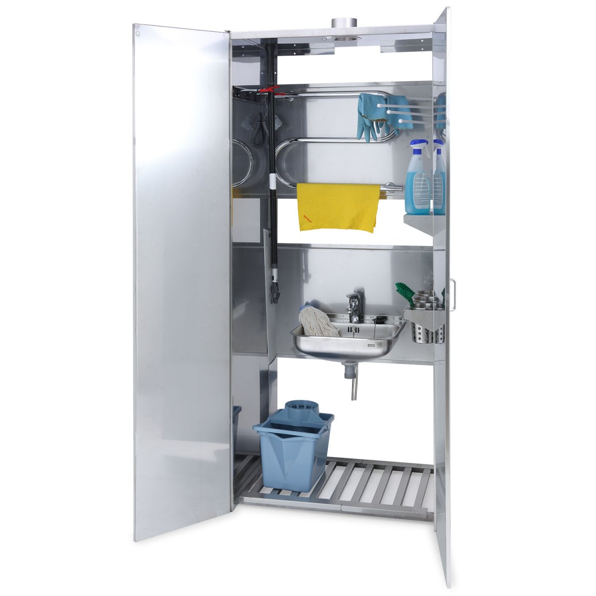 Шкаф для хранения инвентаря для уборки