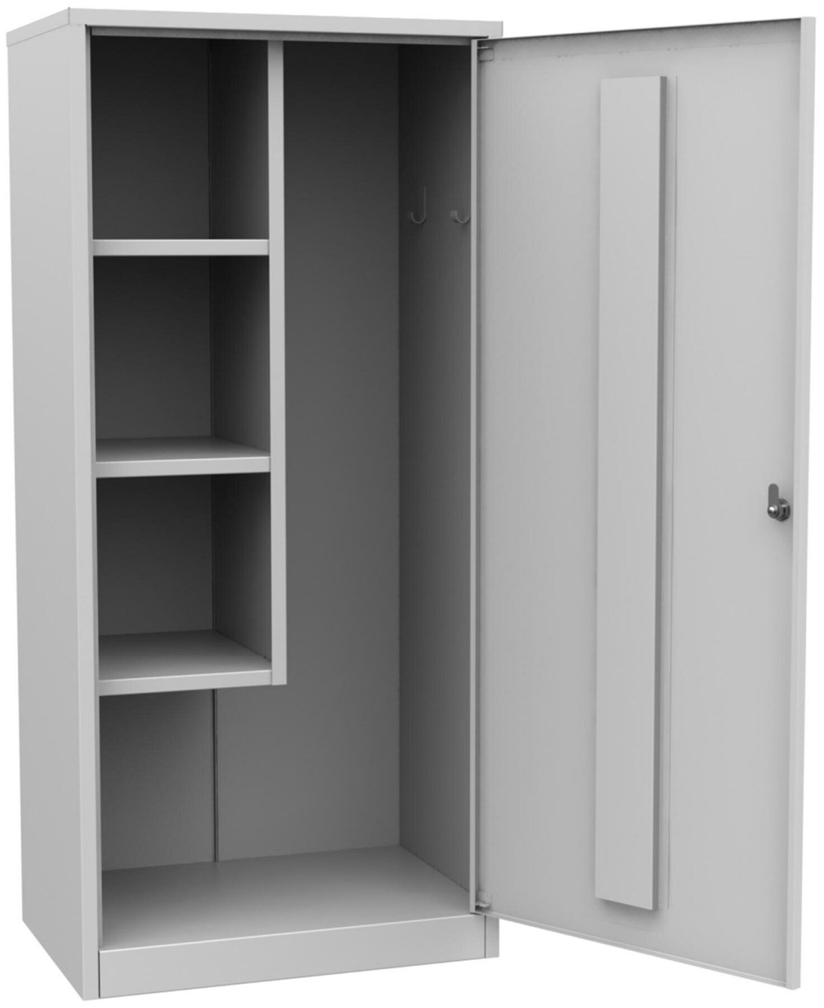 Шкаф для уборочного инвентаря Шу-800 (сварной) (1860х800х400)