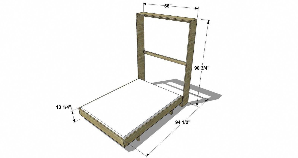 Кровать трансформер двуспальная своими руками чертежи