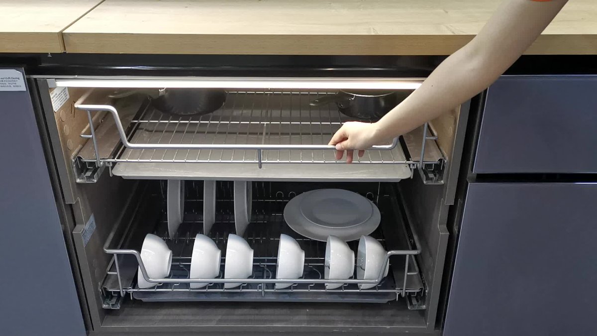 Сушка встраиваемая для посуды база 1100